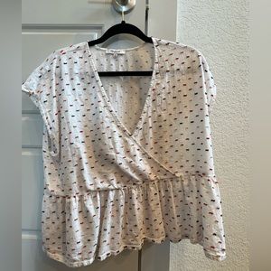 Embroidered Madewell Top